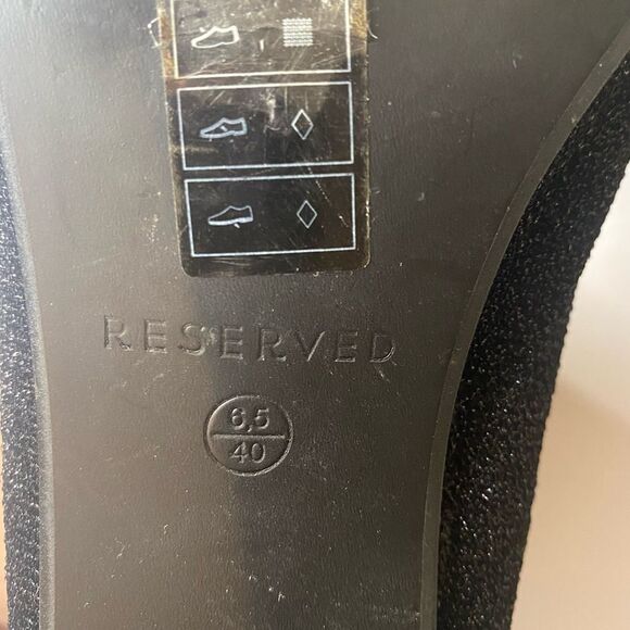 RESERVED Women's Shiny Boots-Socks  Size 8,5 - Picture 5 of 5